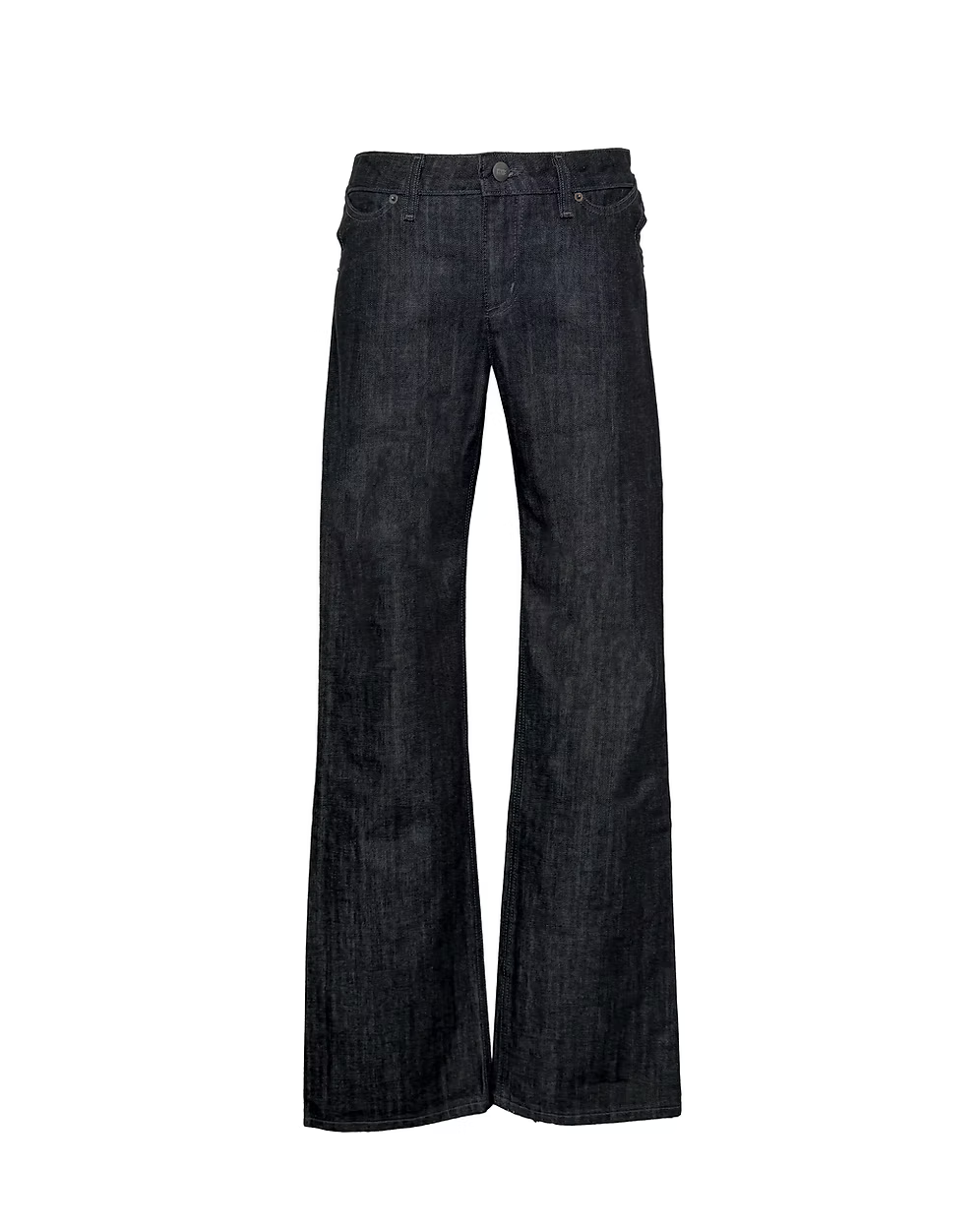 Back Buckle Boot Cut ~ black