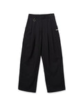 Pinstripe trouser - black