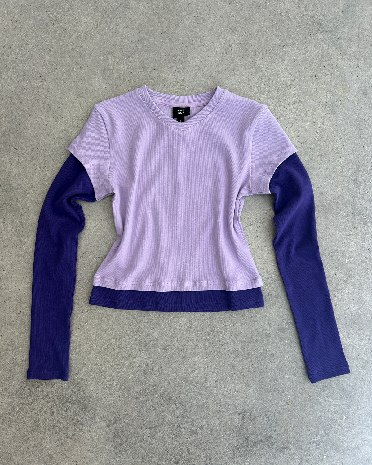 Tea Break Tee ~ lilac/purple