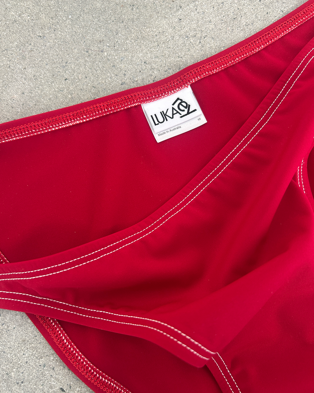 Sonic Brief ~ Crimson/Lime