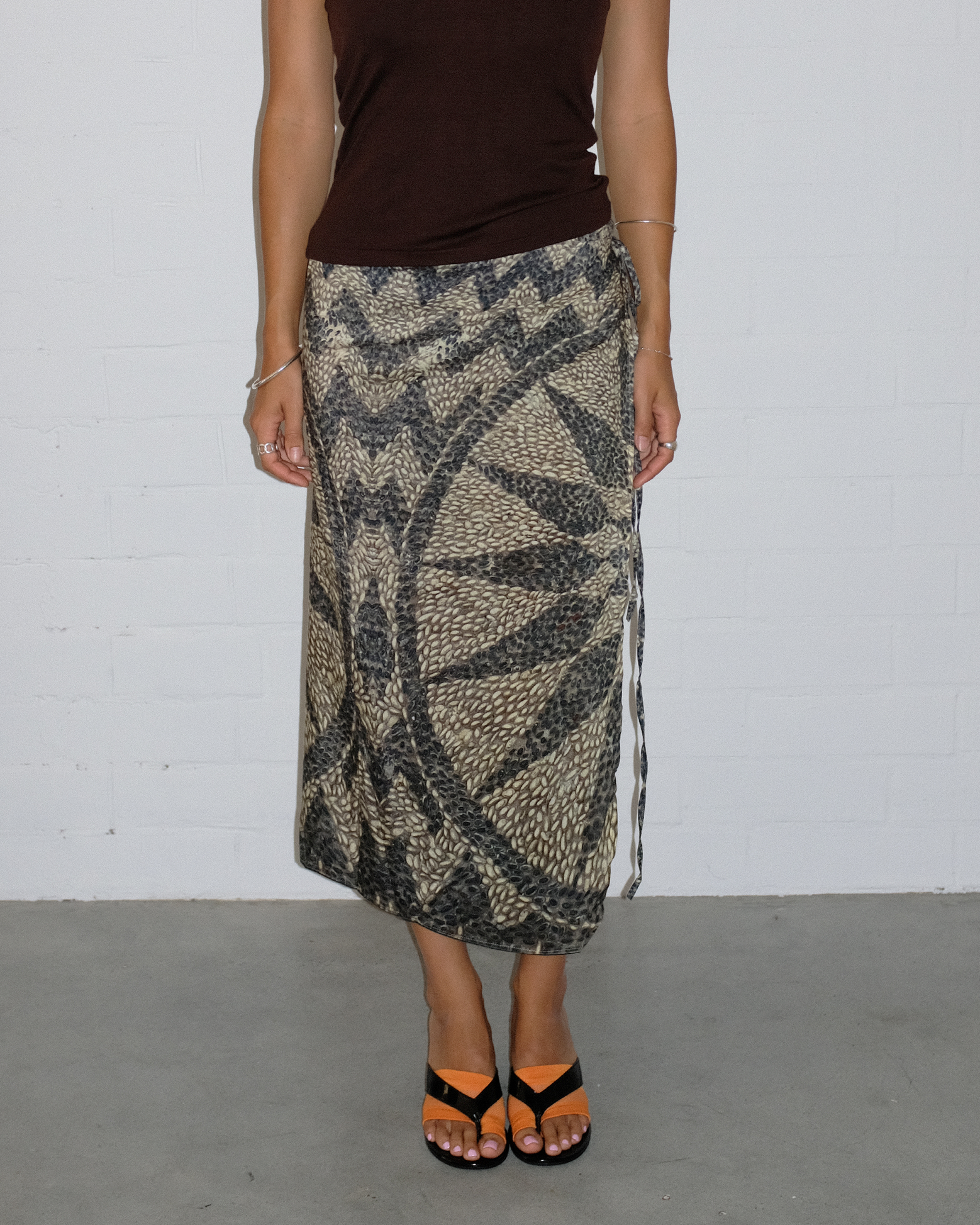 Mouzahres Wrap Skirt