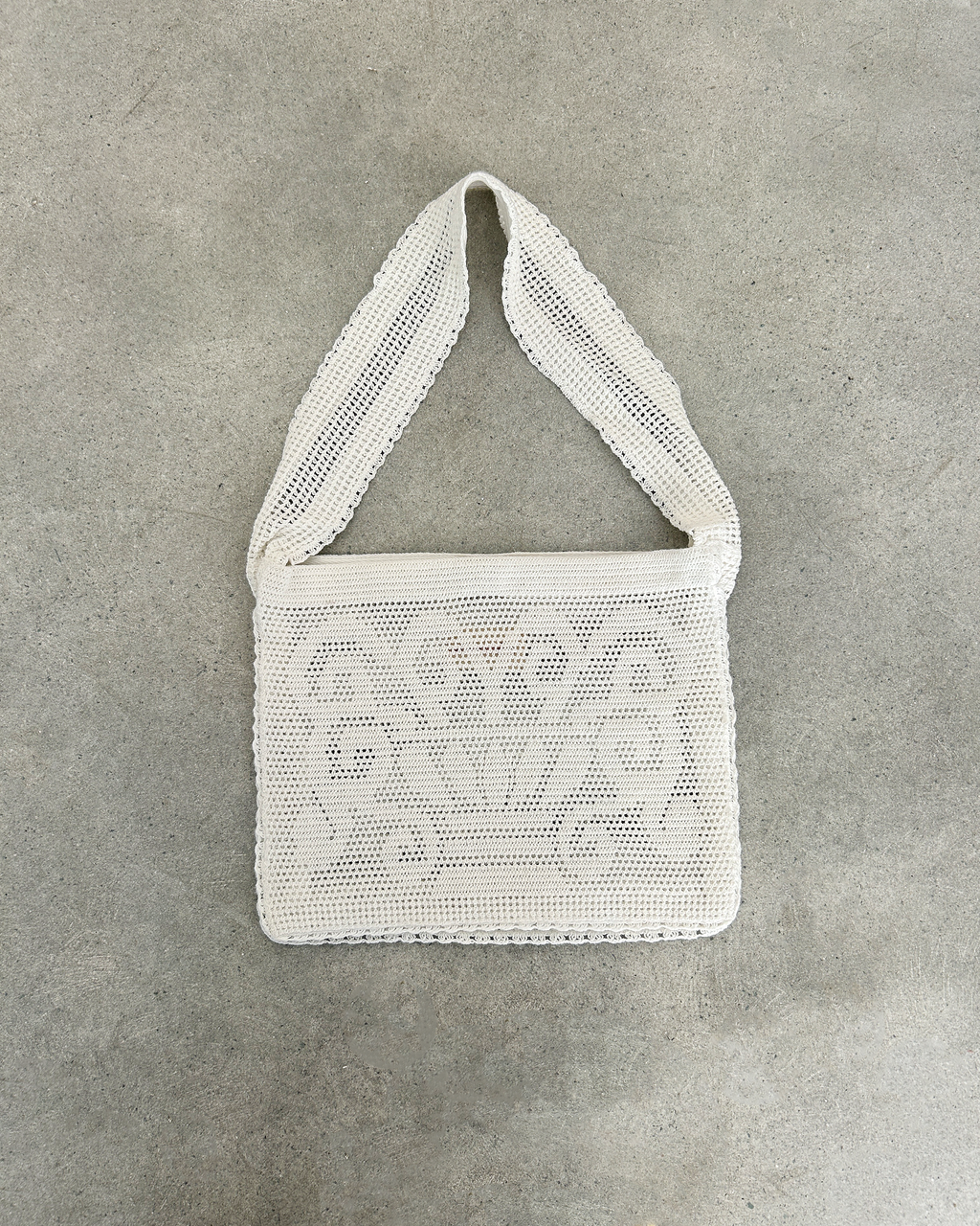 The Fountain Crochet Bag - Dove