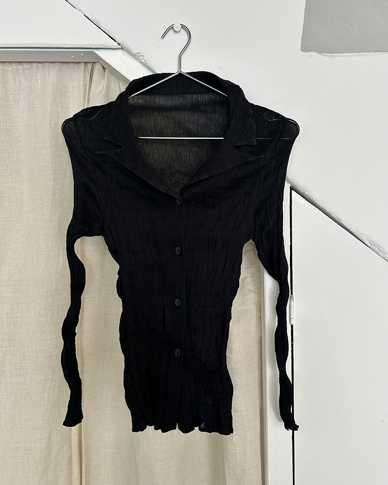 Micro Pleat Shirt