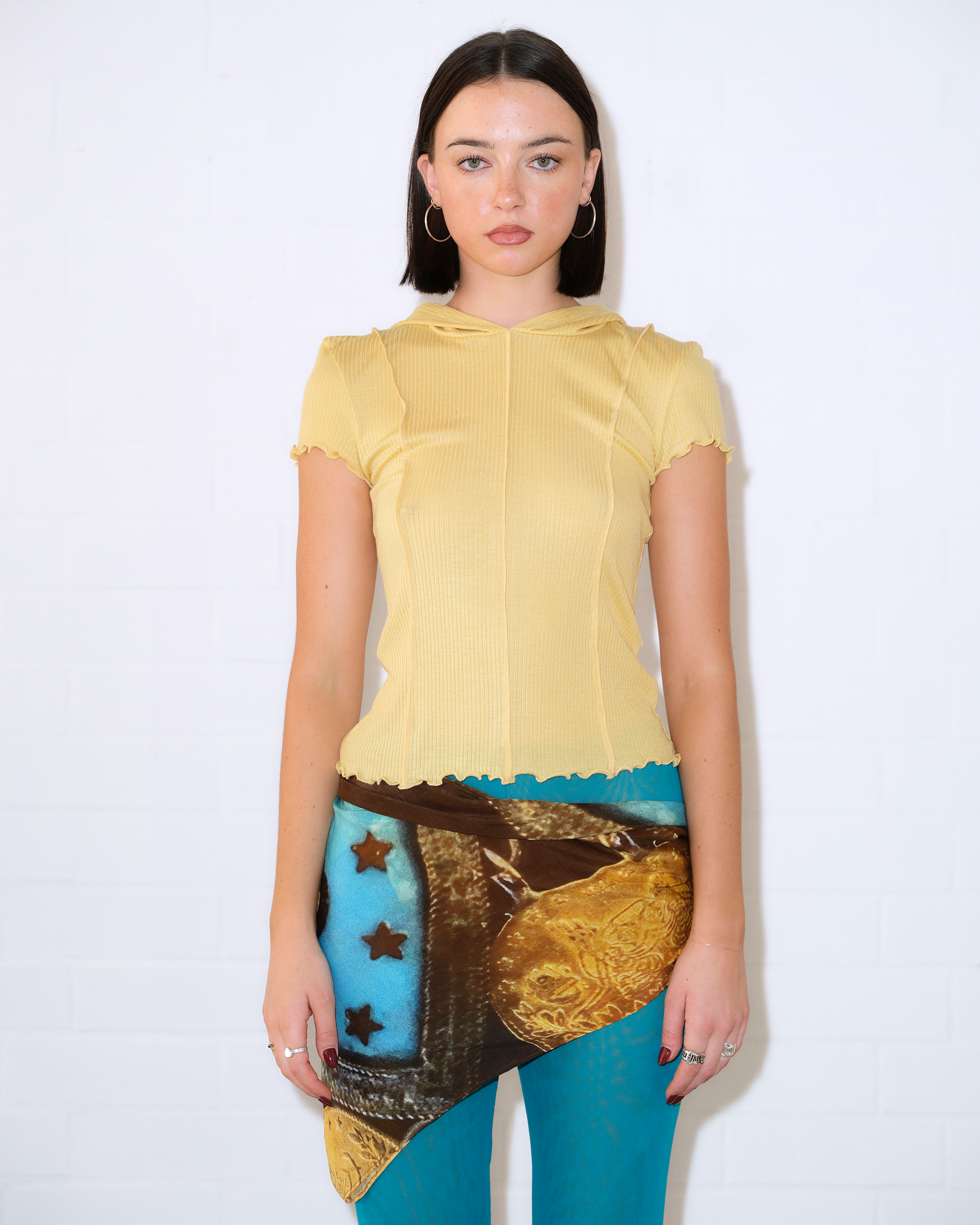 Segment Hooded Tee - Canola