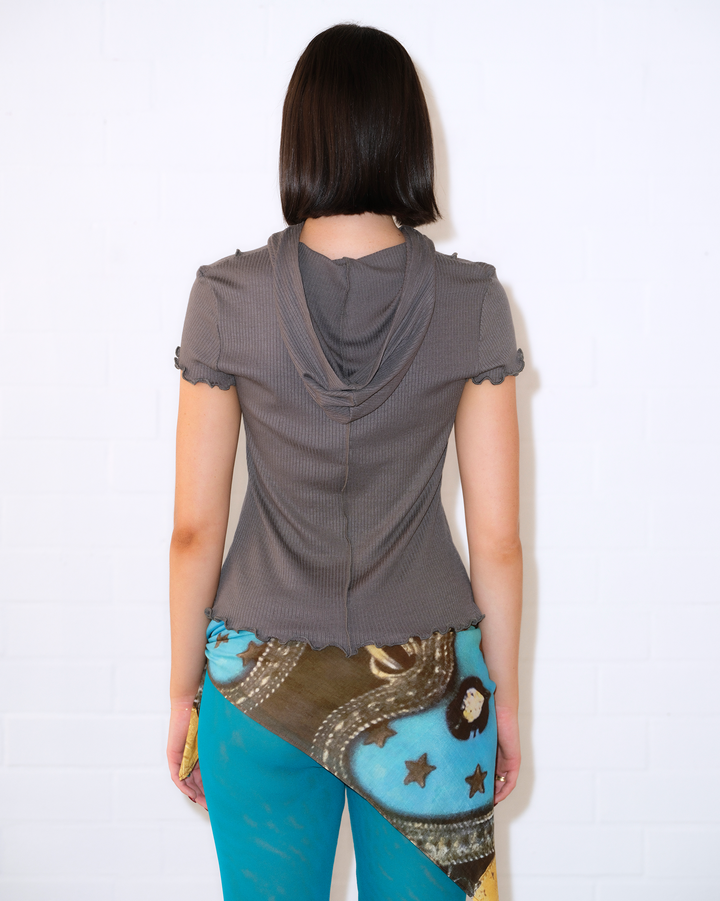 Segment Hooded Tee - Pumice