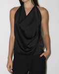 Cowl Top Black