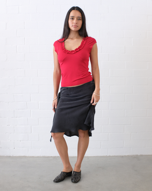 Coco Cap Sleeve - Cherry